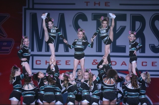 EVA pyramid at The Masters Cheer and Dance